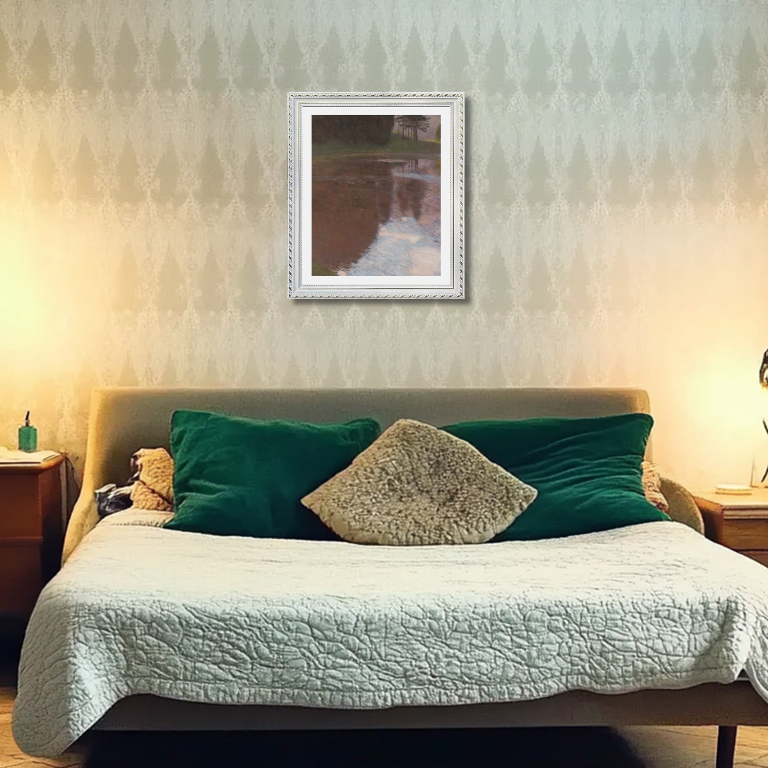 Gustav Klimt Wall Art The River Poster Framed Klimt Art