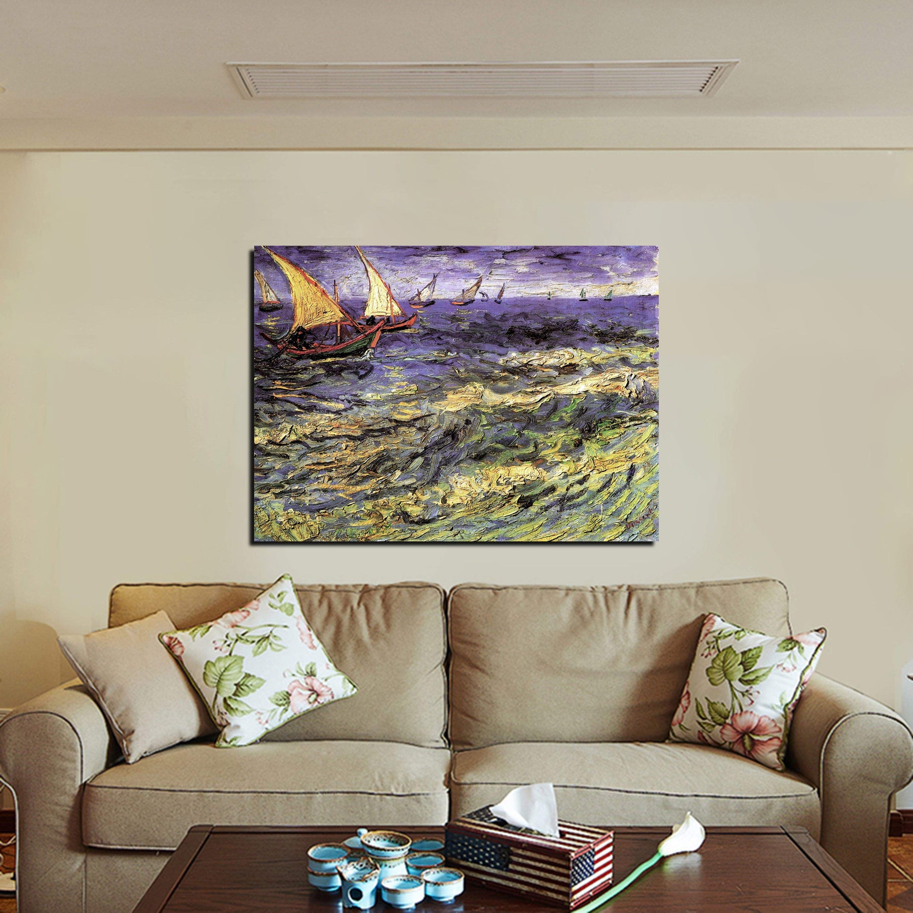 Seascape at Saintes Maries 2 Canvas Art