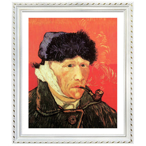 Vincent Van Gogh Self Portrait With Bandaged Ear and Pipe Wall Art Van Gogh Poster