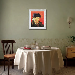 Vincent Van Gogh Self Portrait With Bandaged Ear and Pipe Wall Art Van Gogh Poster