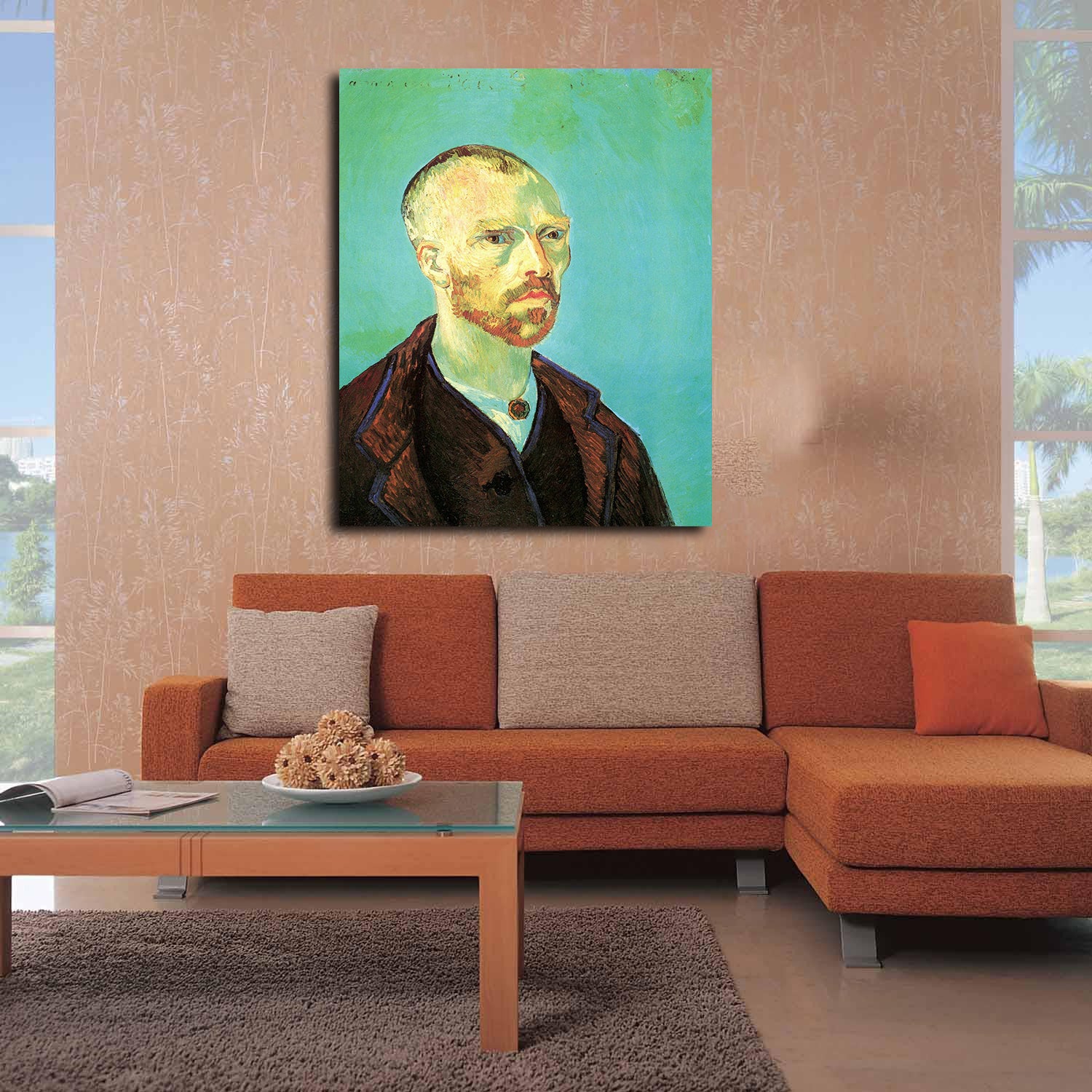 Self Portrait Dedicated to Paul Gauguin Canvas Art