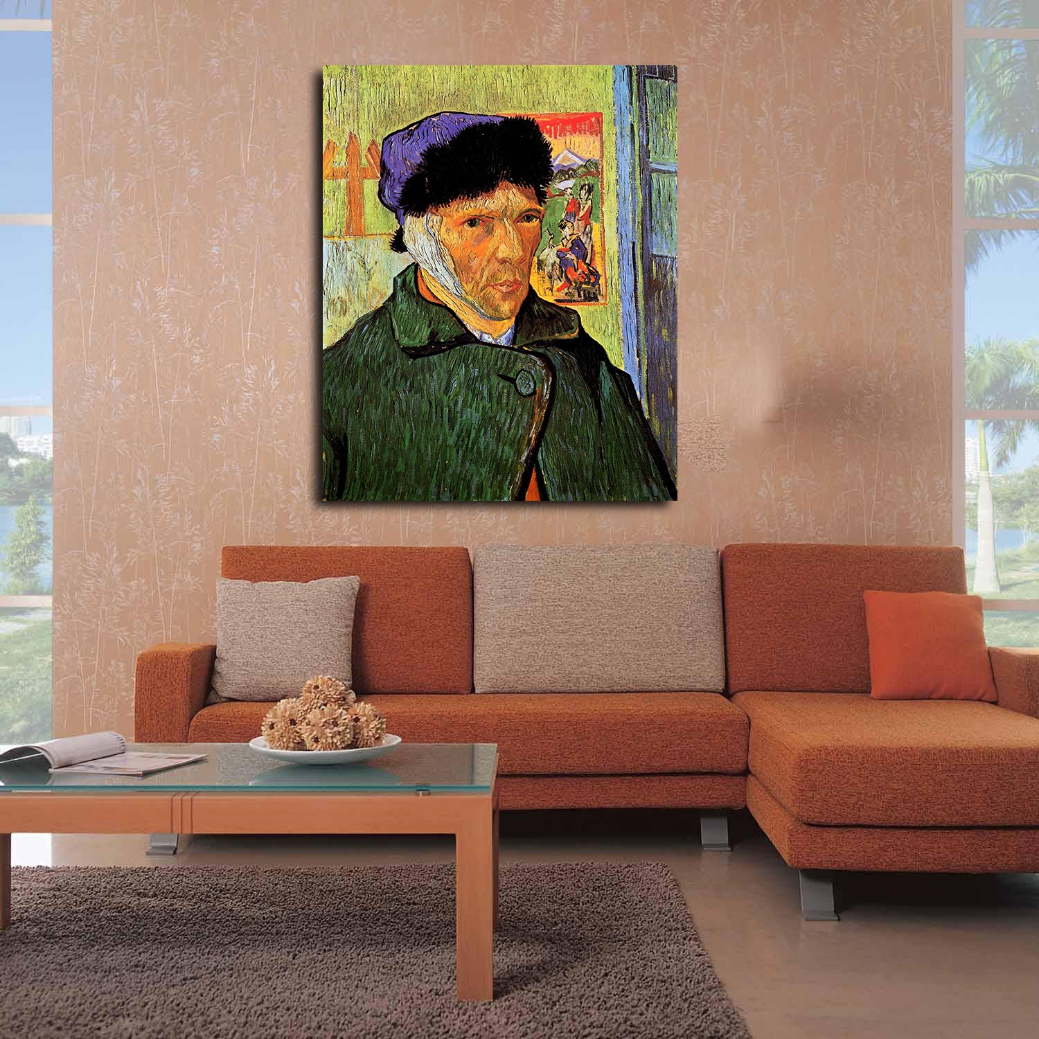 Self Portrait with Bandaged Ear Canvas Art