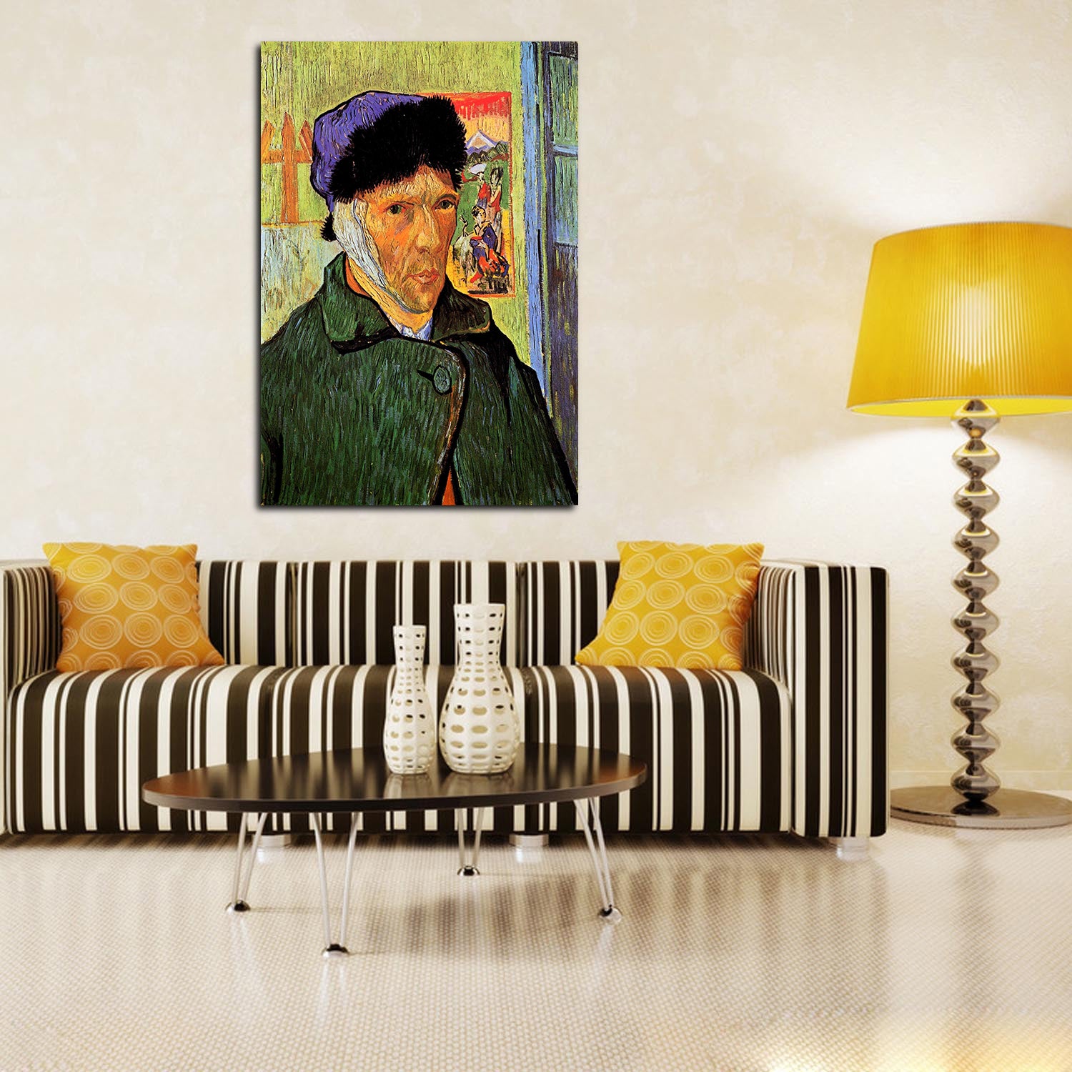 Self Portrait with Bandaged Ear Canvas Art