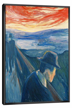 Sick Mood at Sunset Despair Canvas Art