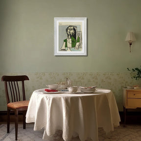 Pablo Picasso Wall Art Sitting Woman Poster Framed Art