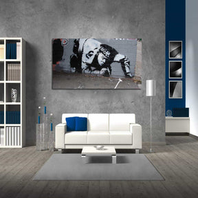 Snorting Policeman Canvas Art