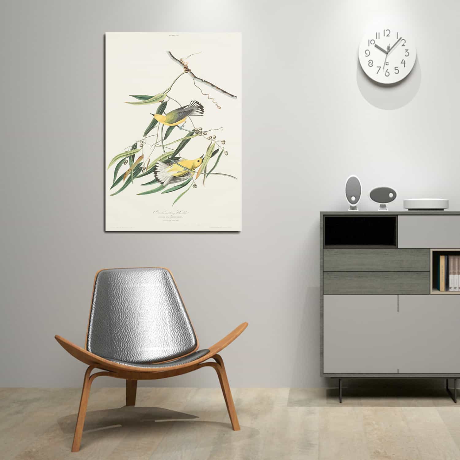 Snow Bird Canvas Art