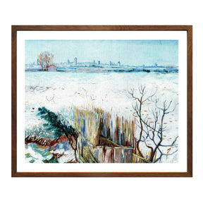 Vincent Van Gogh Snowy Landscape Wall Art Van Gogh Poster