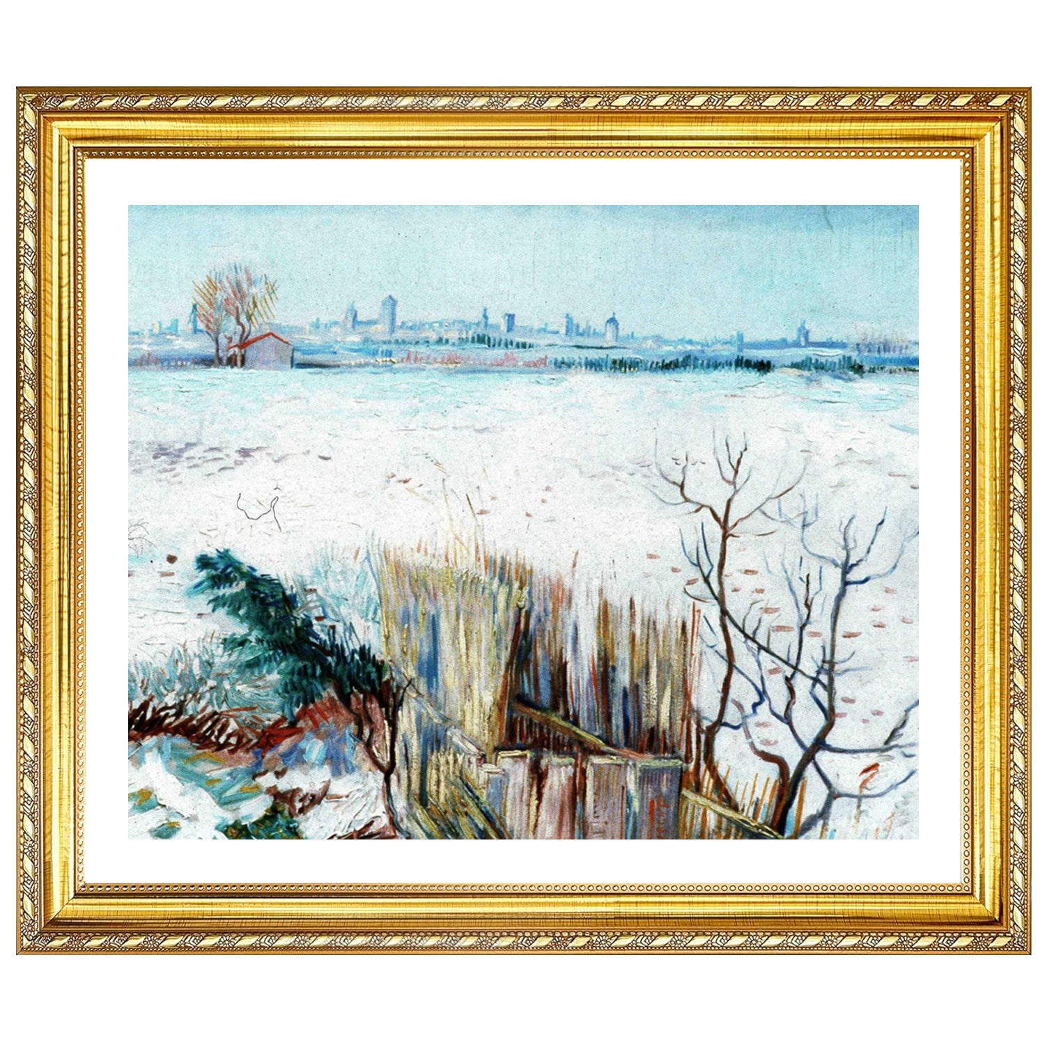 Vincent Van Gogh Snowy Landscape Wall Art Van Gogh Poster