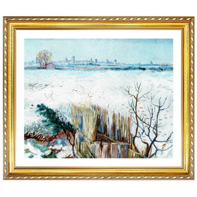Vincent Van Gogh Snowy Landscape Wall Art Van Gogh Poster