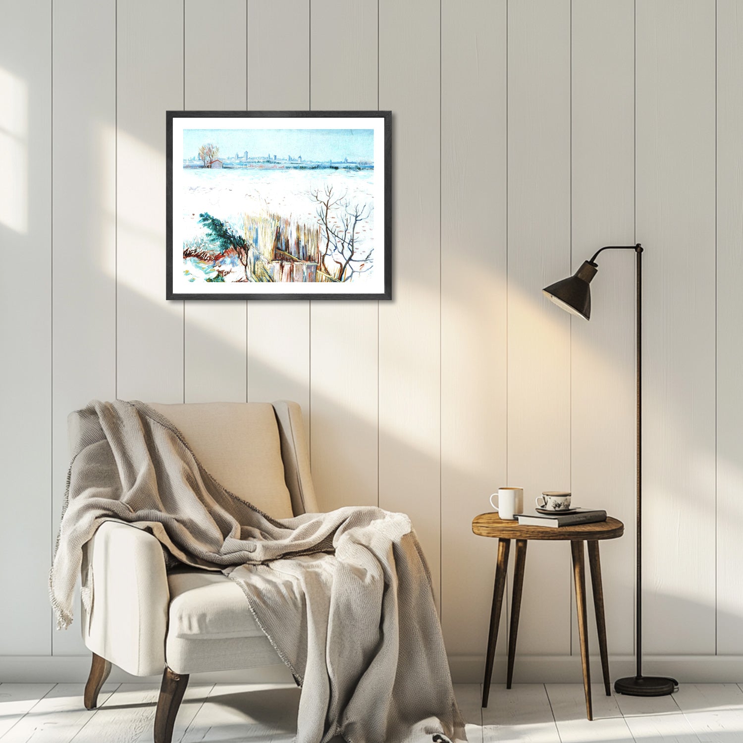 Vincent Van Gogh Snowy Landscape Wall Art Van Gogh Poster