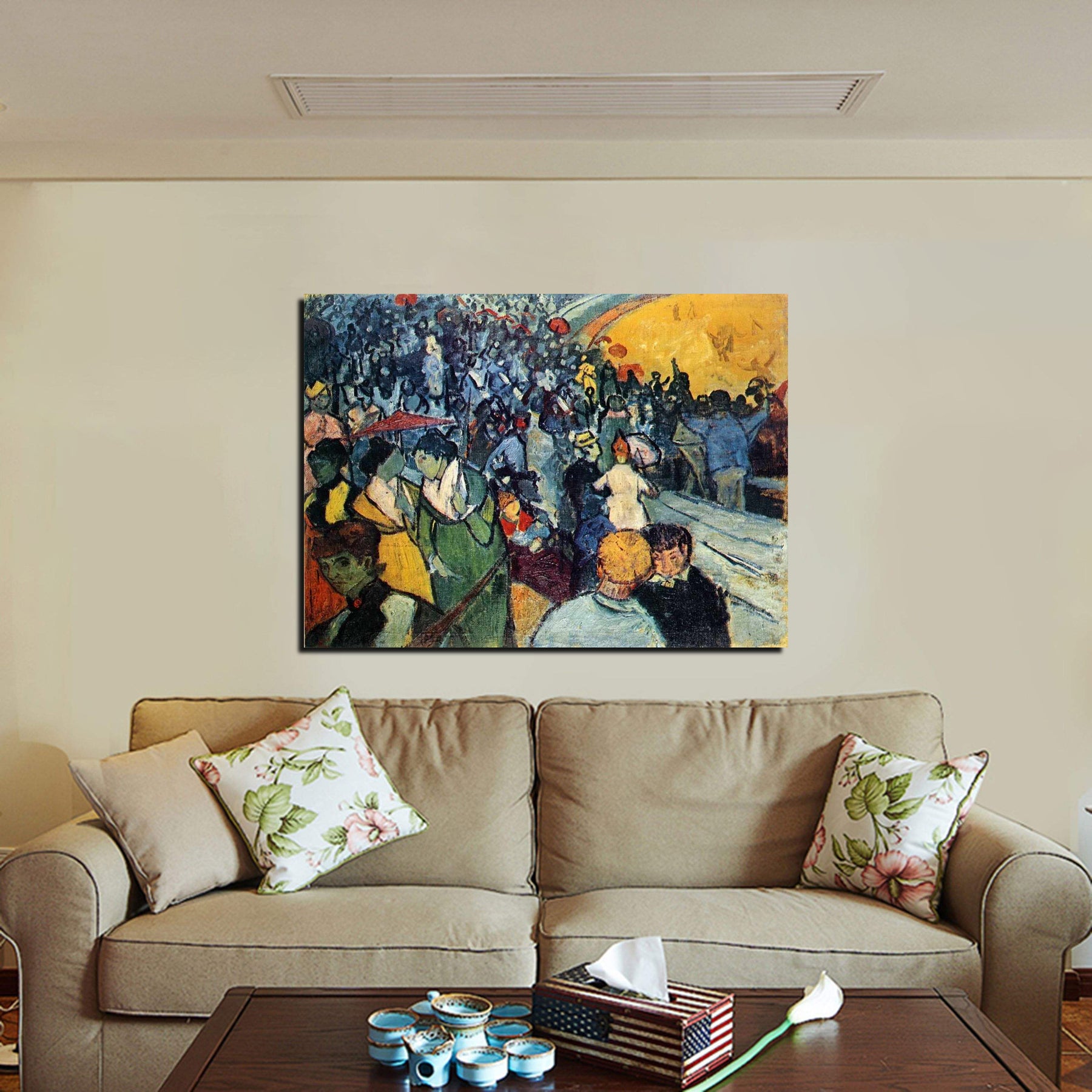 Spectators In The Arena At Arles Canvas Art