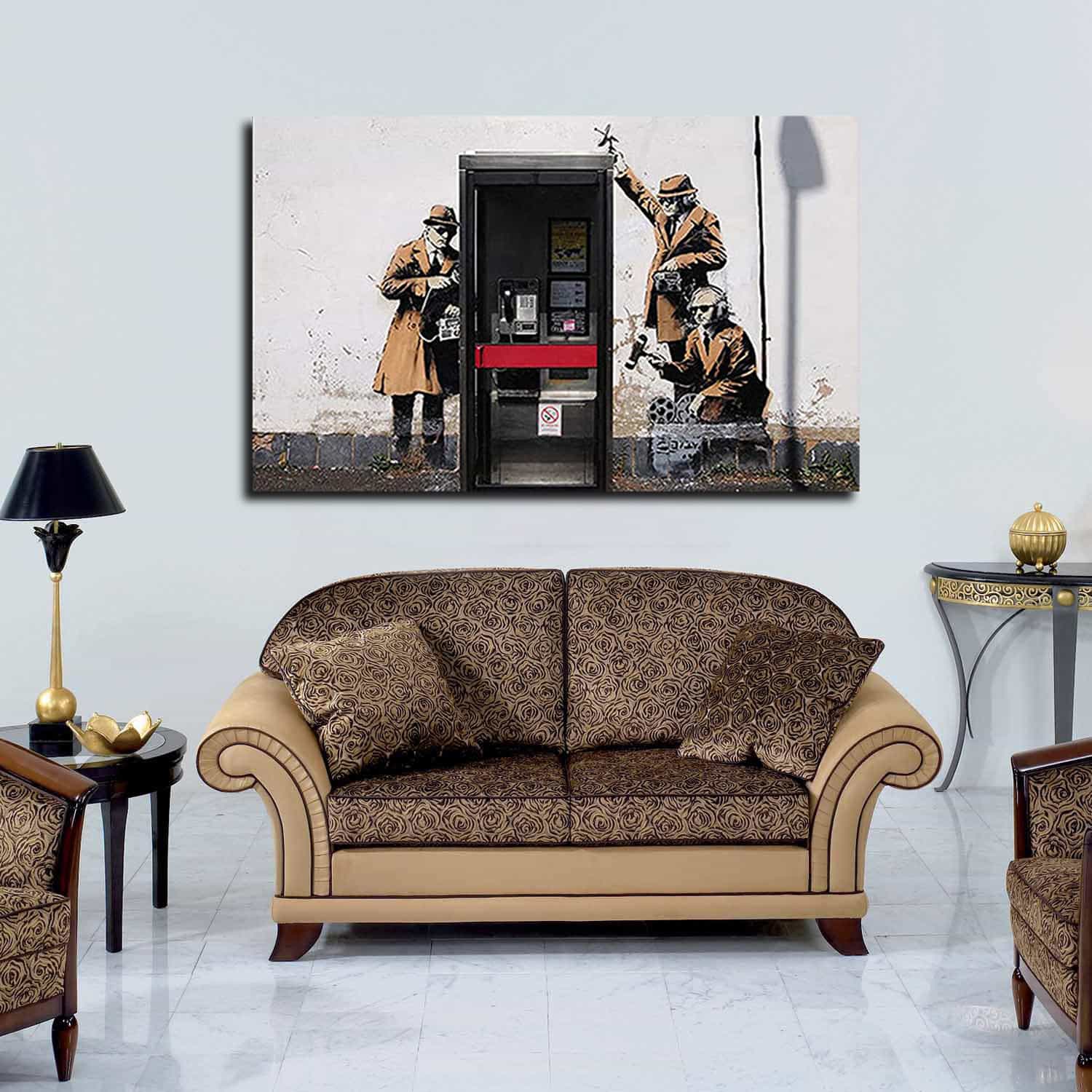 Spy Booth Canvas Art
