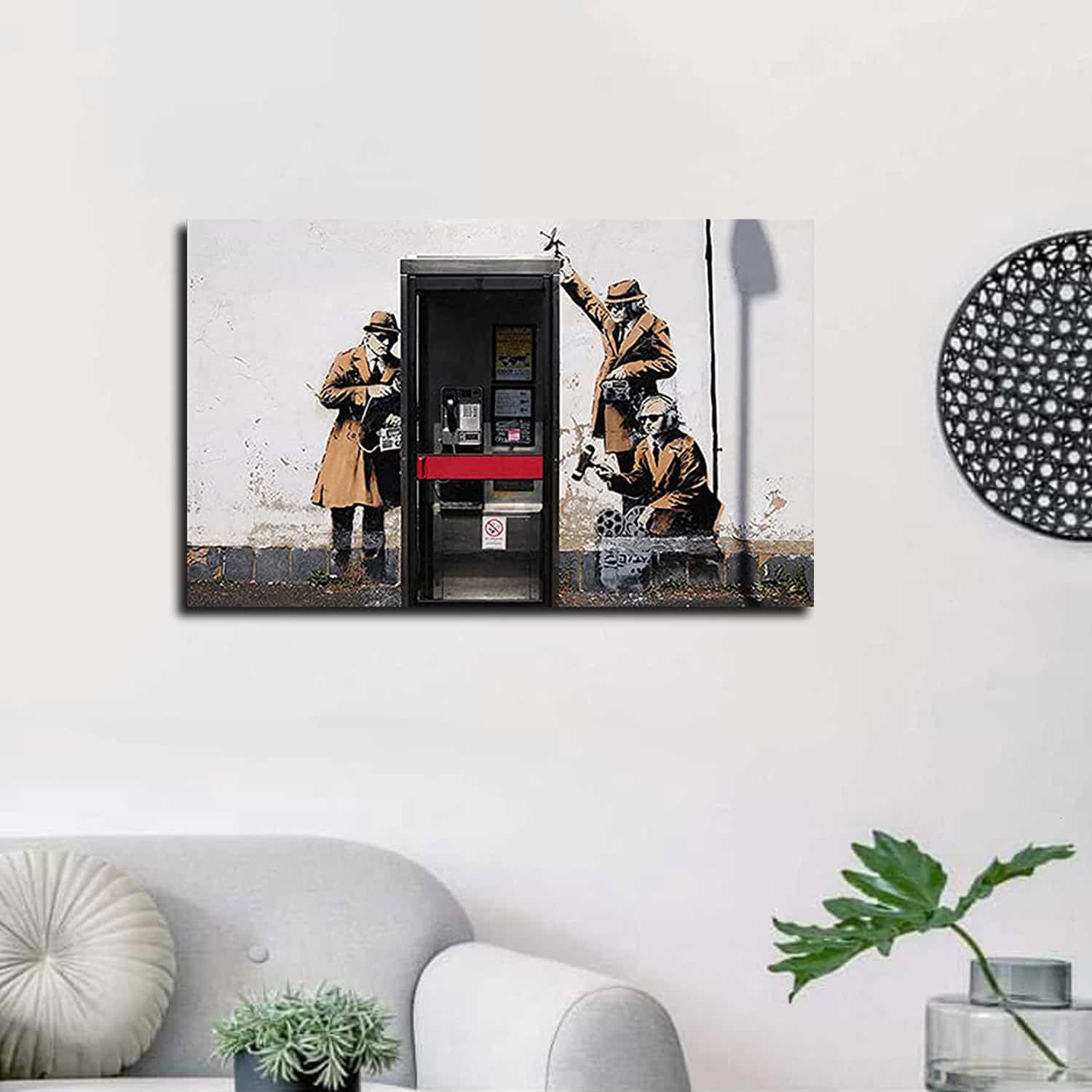 Spy Booth Canvas Art