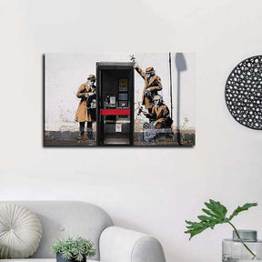 Spy Booth Canvas Art