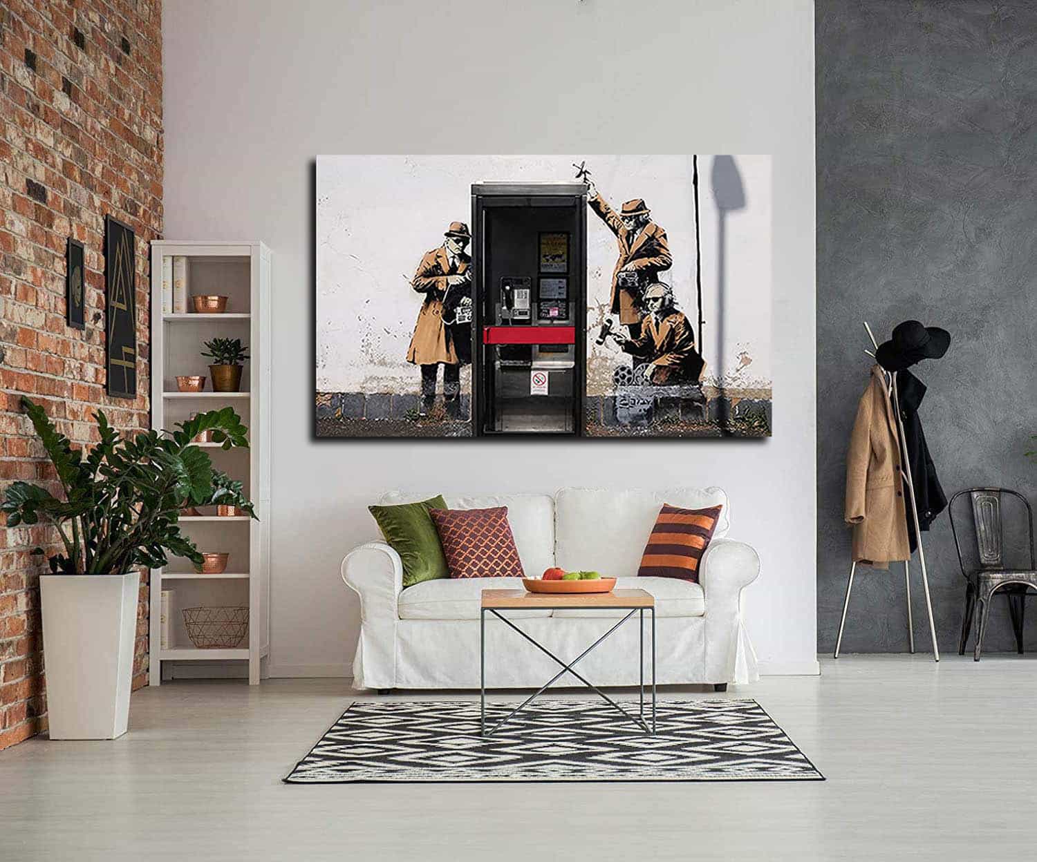 Spy Booth Canvas Art
