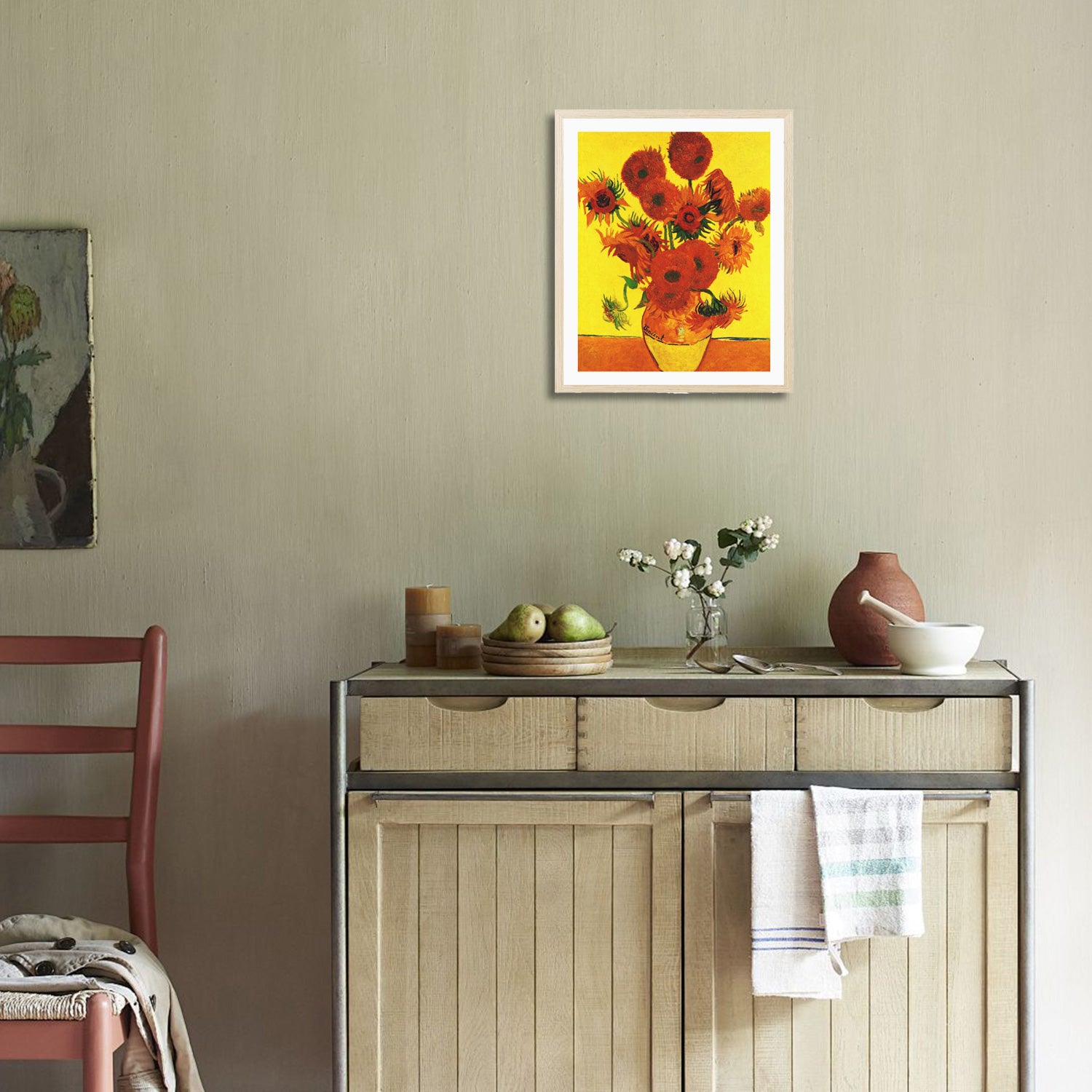 Vincent Van Gogh Still Life Vase With Fifteen Sunflowers Wall Art Van Gogh Poster