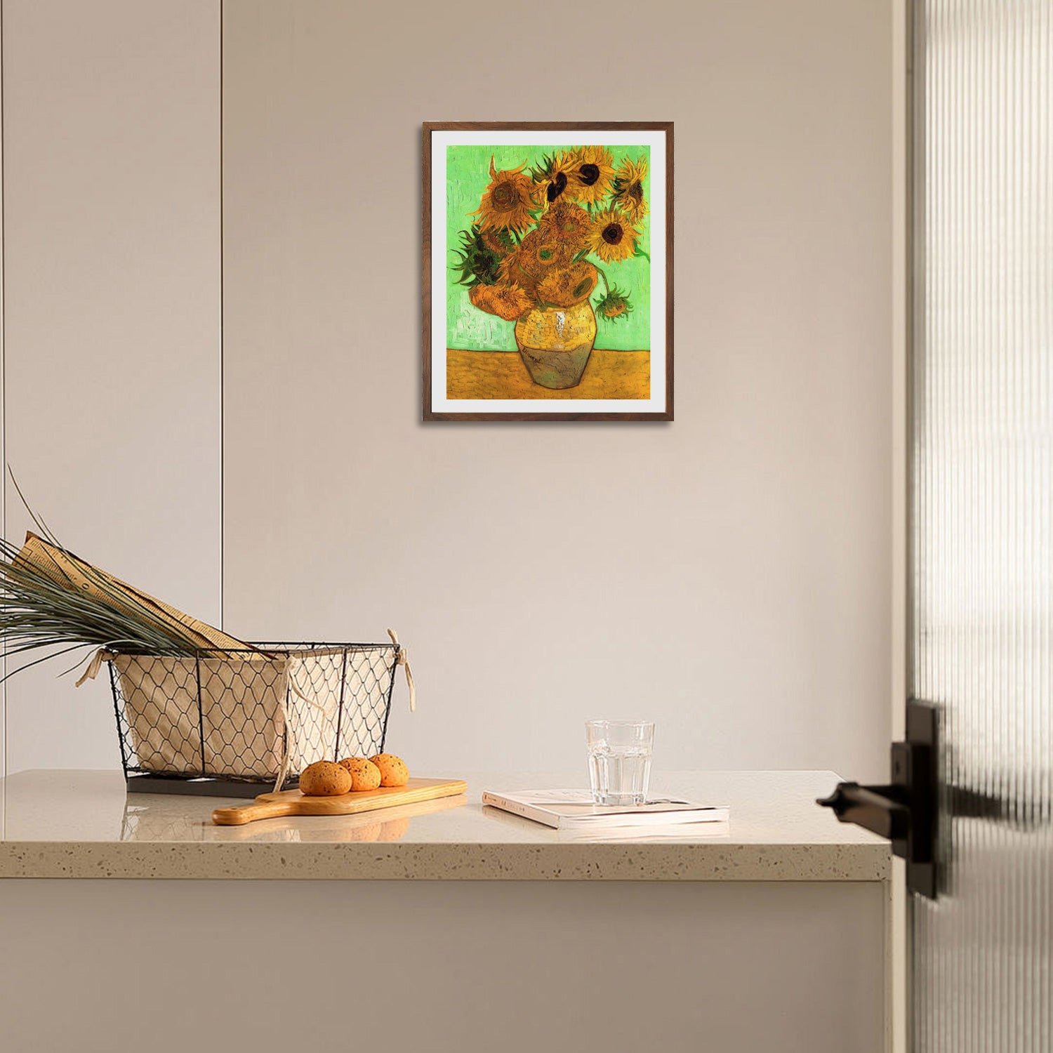 Vincent Van Gogh Still Life Vase With Twelve Sunflowers Wall Art Van Gogh Poster