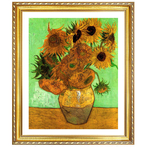 Vincent Van Gogh Still Life Vase With Twelve Sunflowers Wall Art Van Gogh Poster