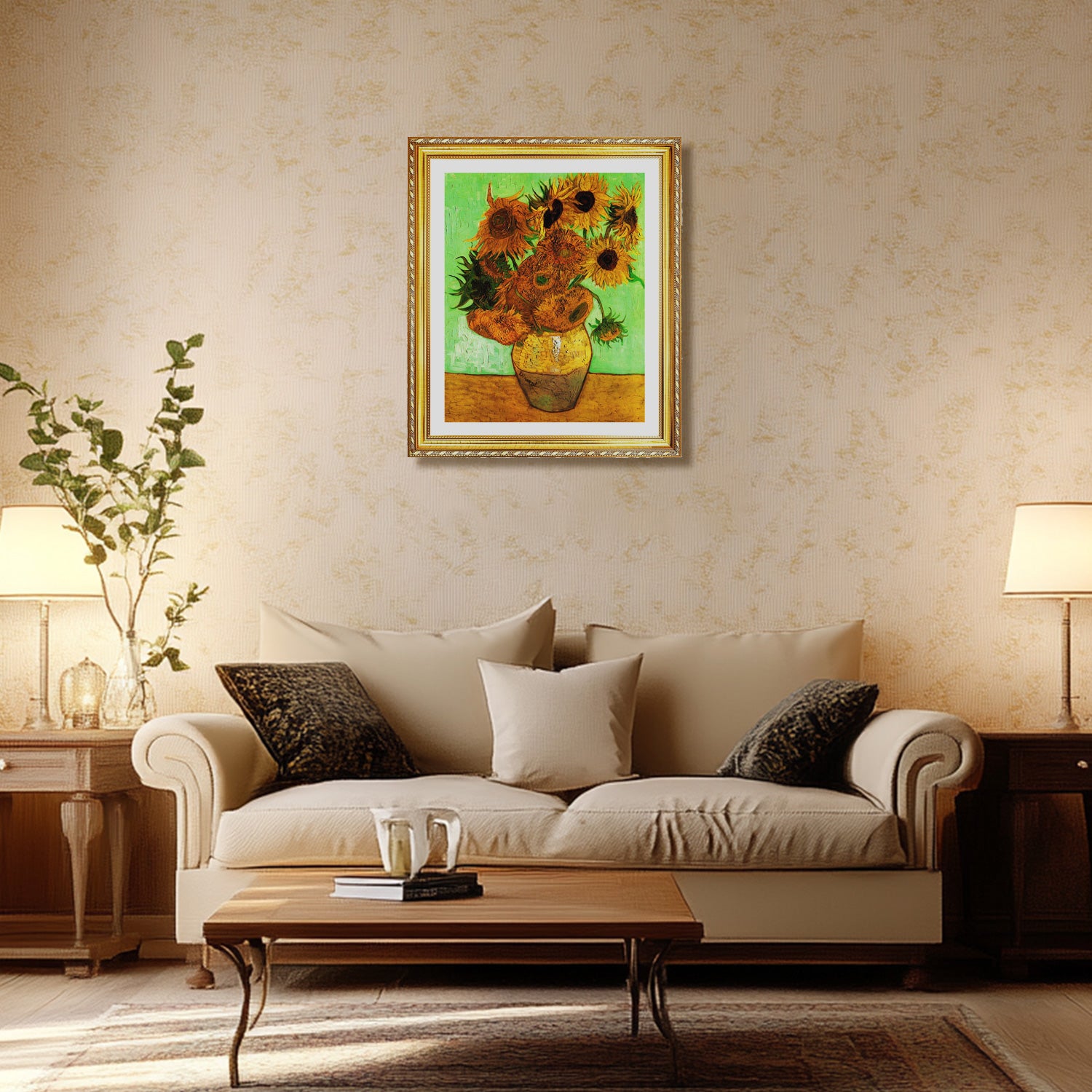 Vincent Van Gogh Still Life Vase With Twelve Sunflowers Wall Art Van Gogh Poster
