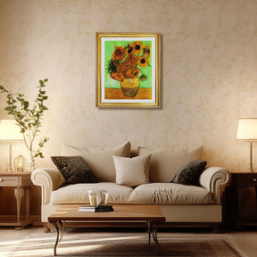 Vincent Van Gogh Still Life Vase With Twelve Sunflowers Wall Art Van Gogh Poster