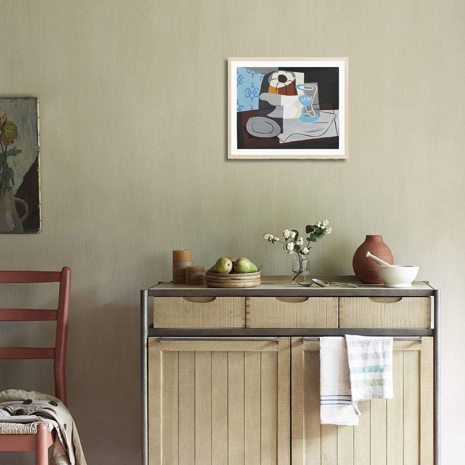 Pablo Picasso Wall Art Still Life With Charlotte Cake Poster Framed Art