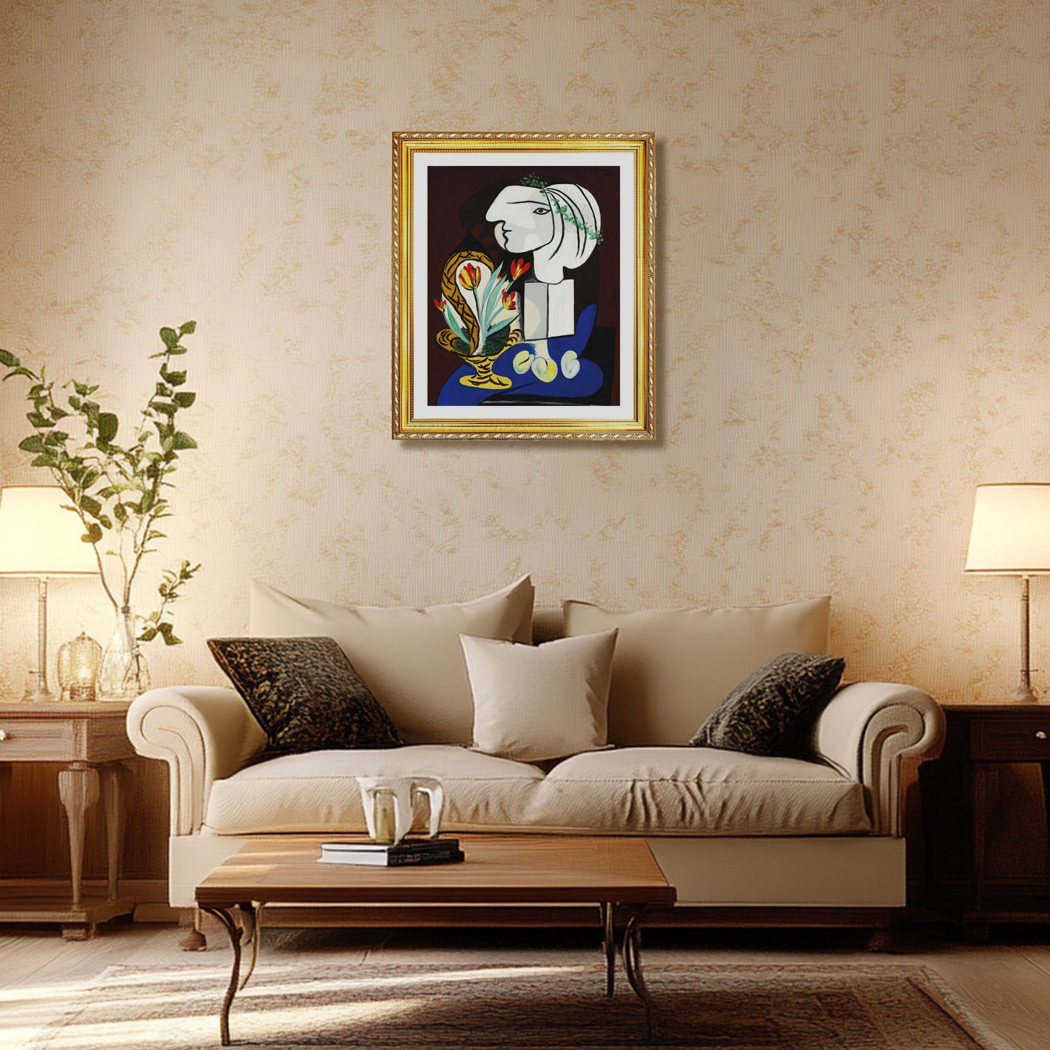 Pablo Picasso Wall Art Still Life With Vase Poster Framed Art