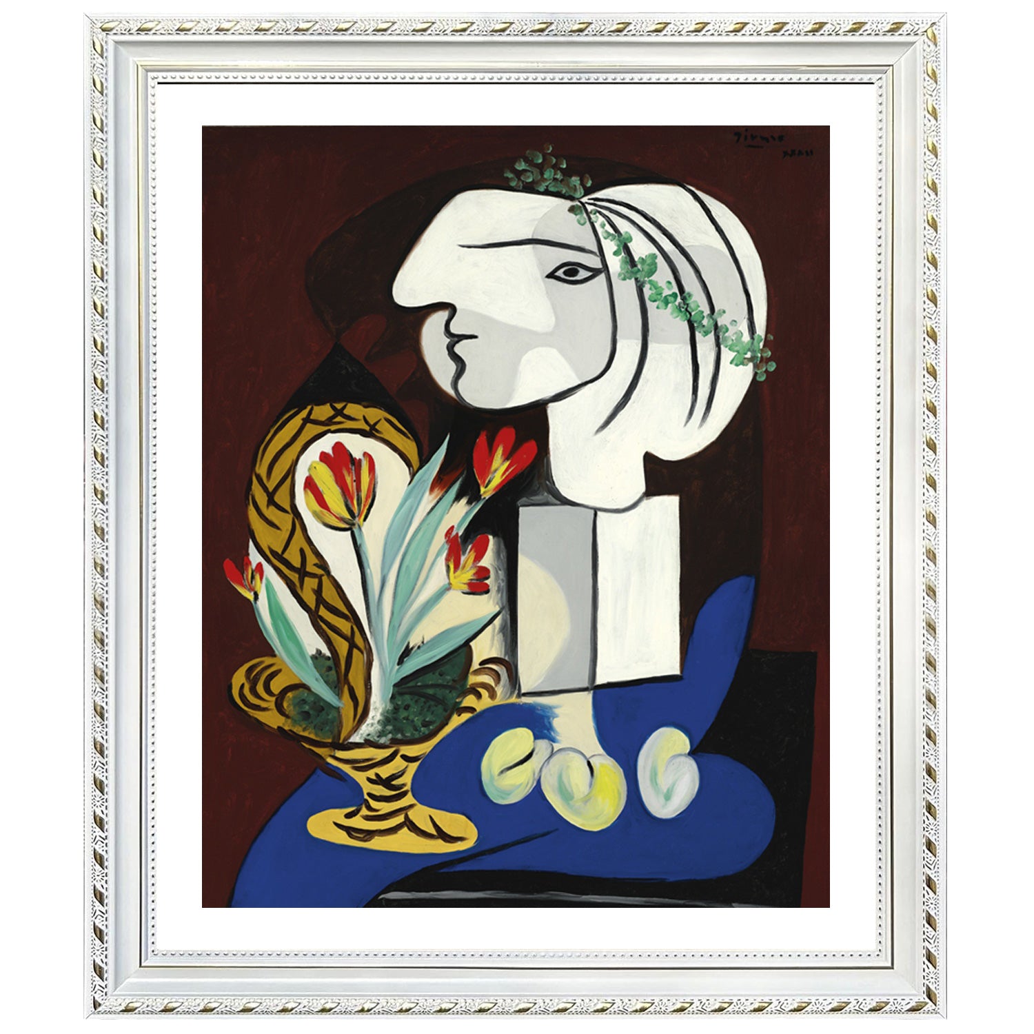 Pablo Picasso Wall Art Still Life With Vase Poster Framed Art