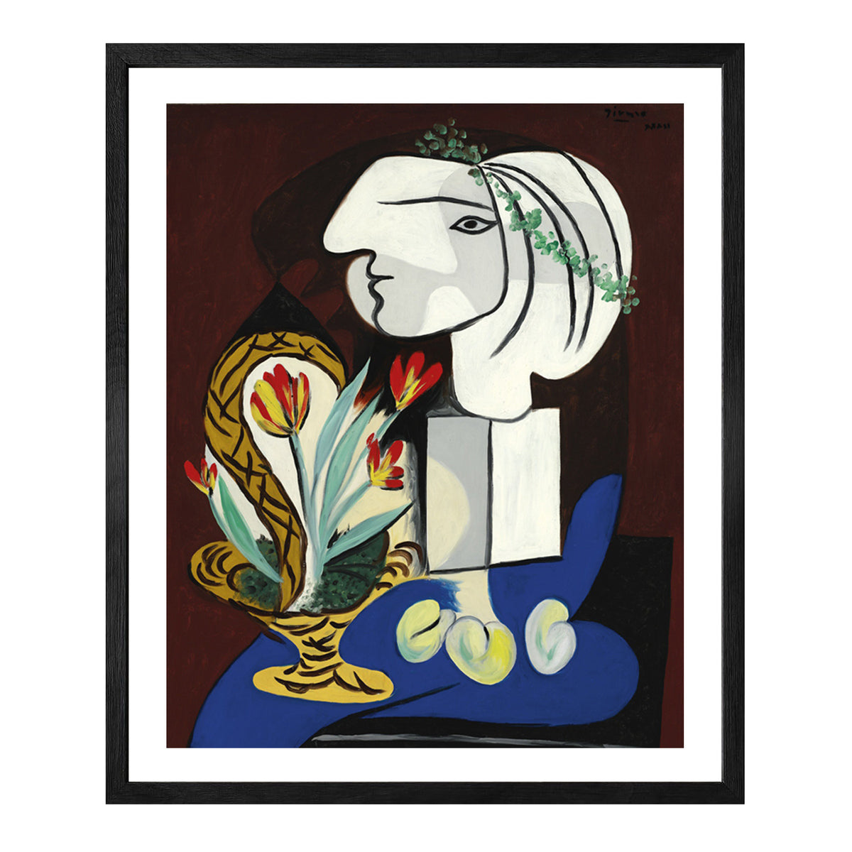 Pablo Picasso Wall Art Still Life With Vase Poster Framed Art
