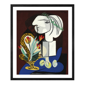 Pablo Picasso Wall Art Still Life With Vase Poster Framed Art
