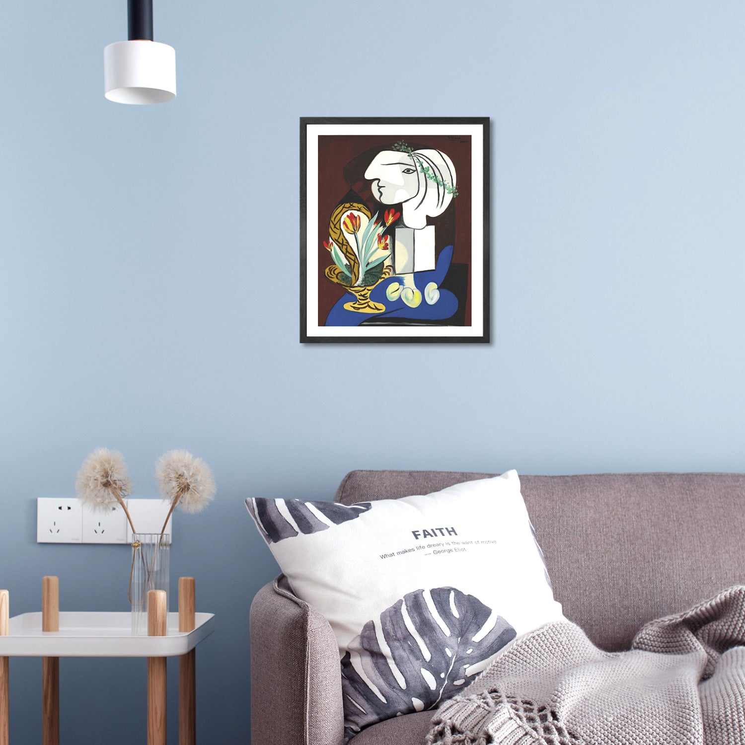 Pablo Picasso Wall Art Still Life With Vase Poster Framed Art