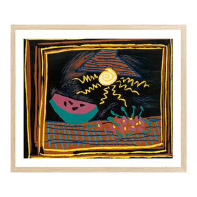 Pablo Picasso Wall Art Still Life With Watermelon Poster Framed Art