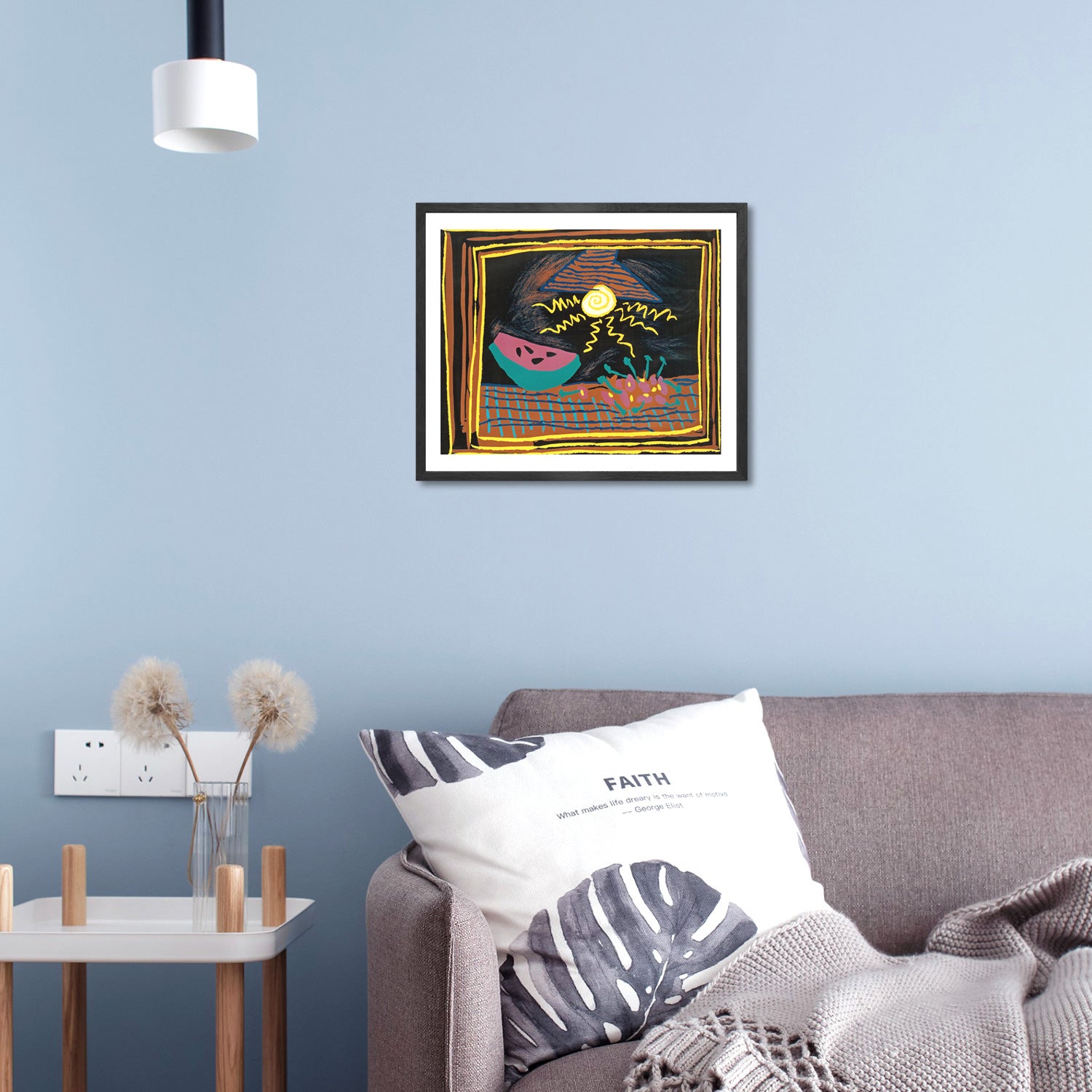 Pablo Picasso Wall Art Still Life With Watermelon Poster Framed Art