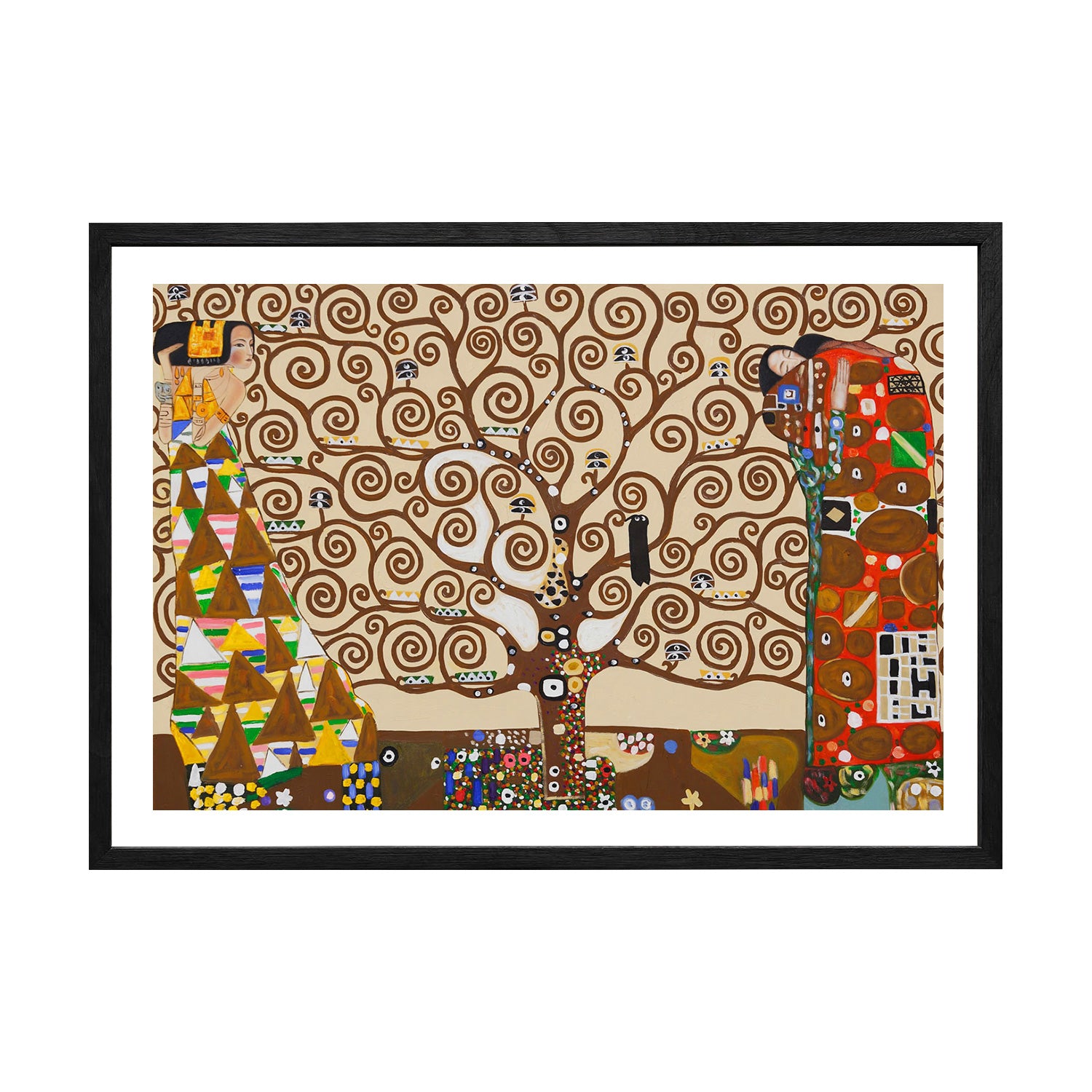 Gustav Klimt Wall Art Tree Of Life Poster Framed Klimt Art