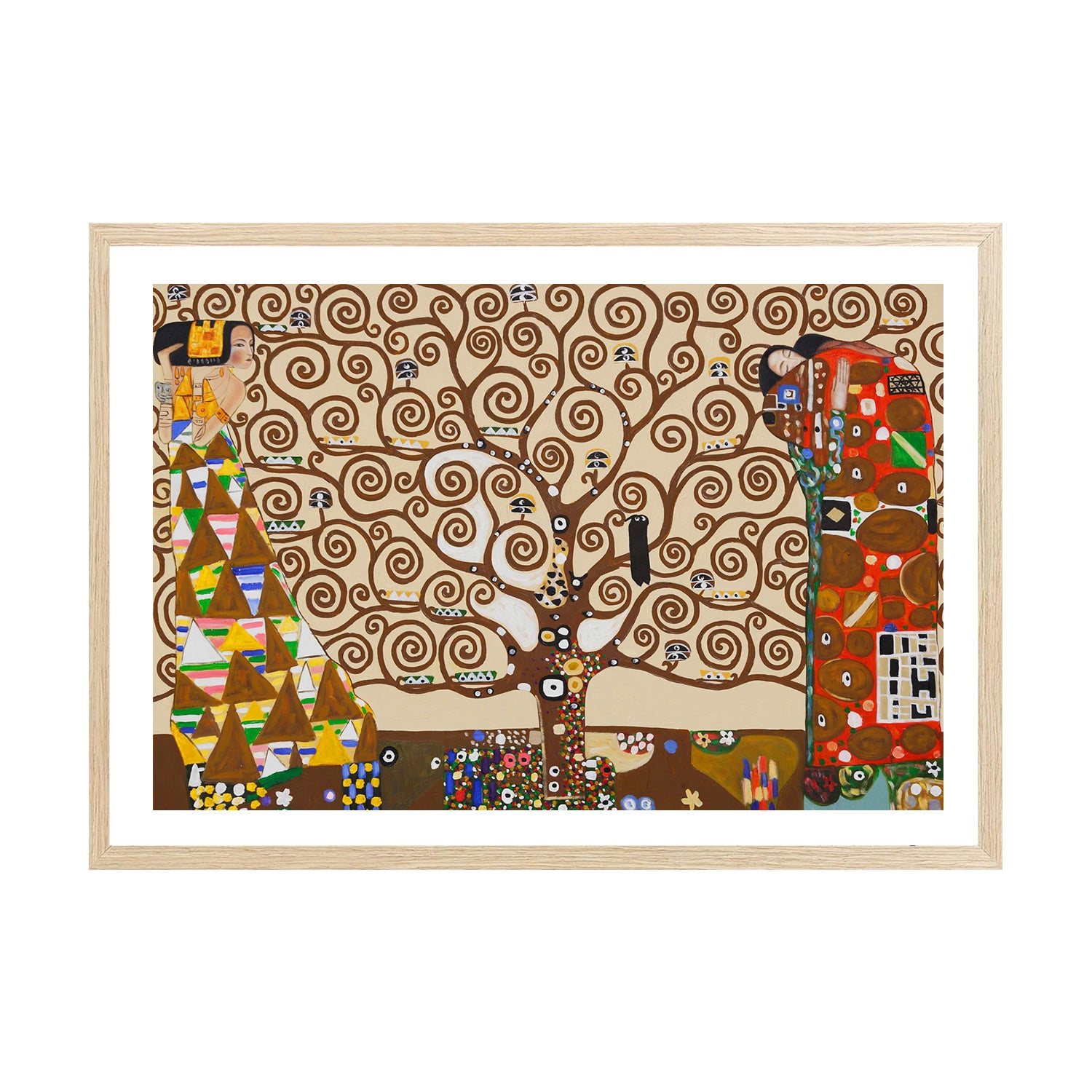 Gustav Klimt Wall Art Tree Of Life Poster Framed Klimt Art