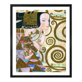 Gustav Klimt Wall Art The Wait Poster Framed Klimt Art