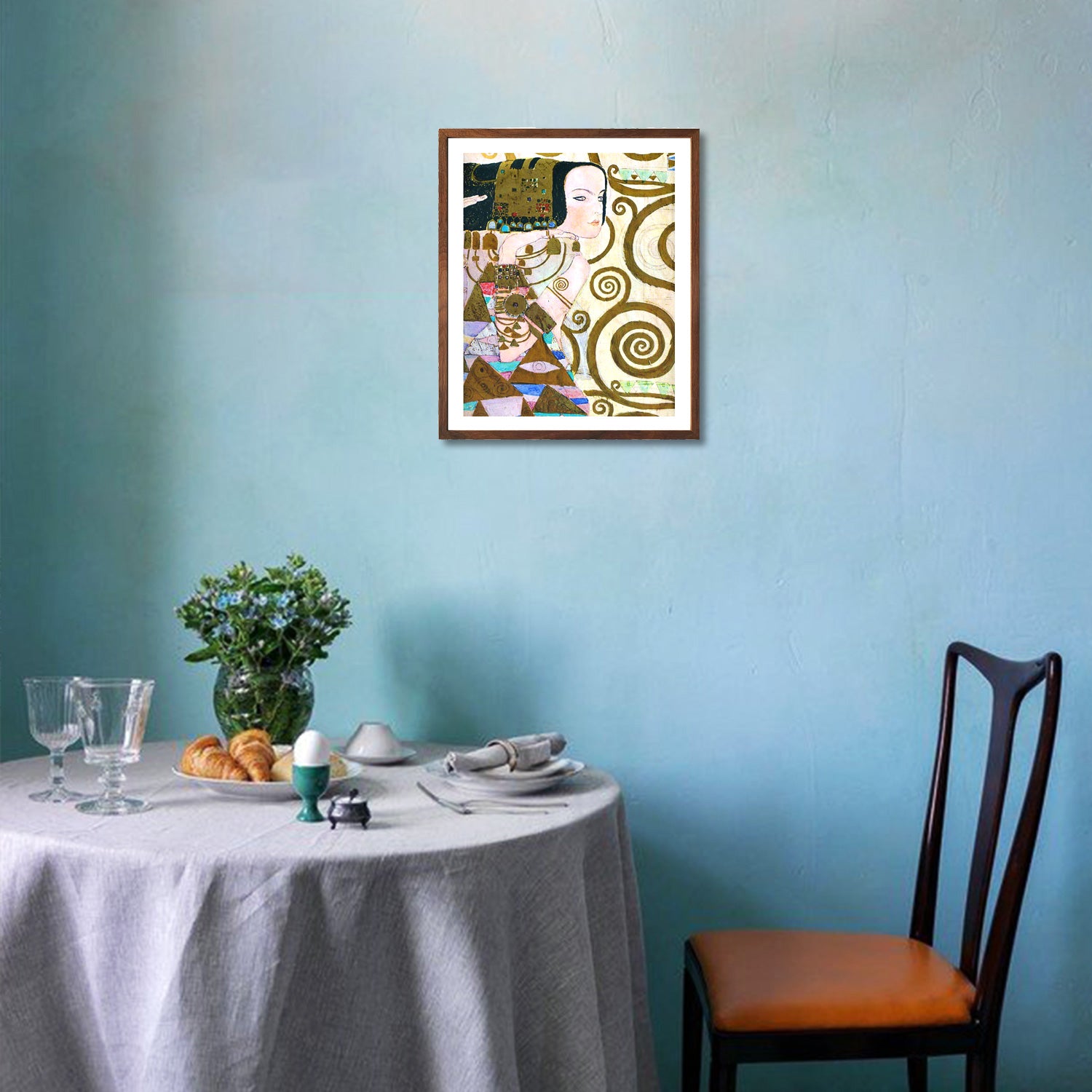 Gustav Klimt Wall Art The Wait Poster Framed Klimt Art