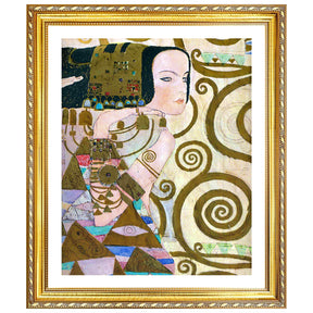 Gustav Klimt Wall Art The Wait Poster Framed Klimt Art