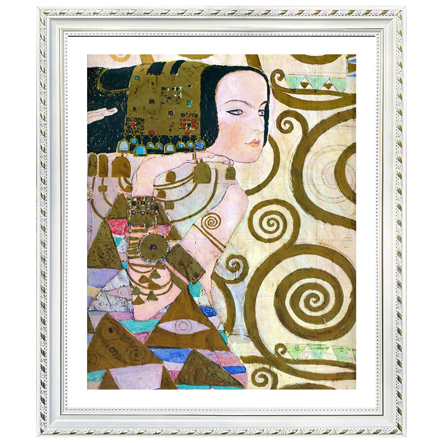 Gustav Klimt Wall Art The Wait Poster Framed Klimt Art