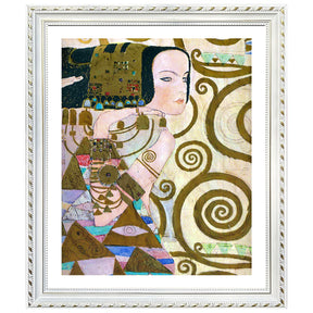 Gustav Klimt Wall Art The Wait Poster Framed Klimt Art