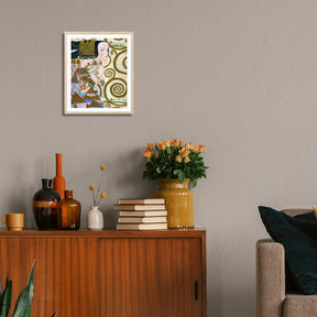 Gustav Klimt Wall Art The Wait Poster Framed Klimt Art