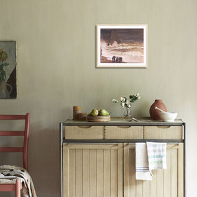 Claude Monet Wall Art Stormy Sea At Etretat Poster Framed