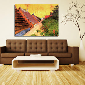 Street in Saintes Maries Canvas Art