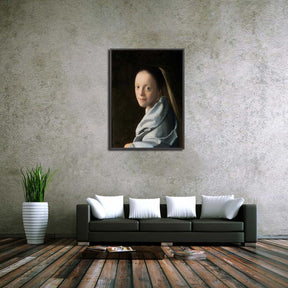 Study of a Young Woman Canvas Art