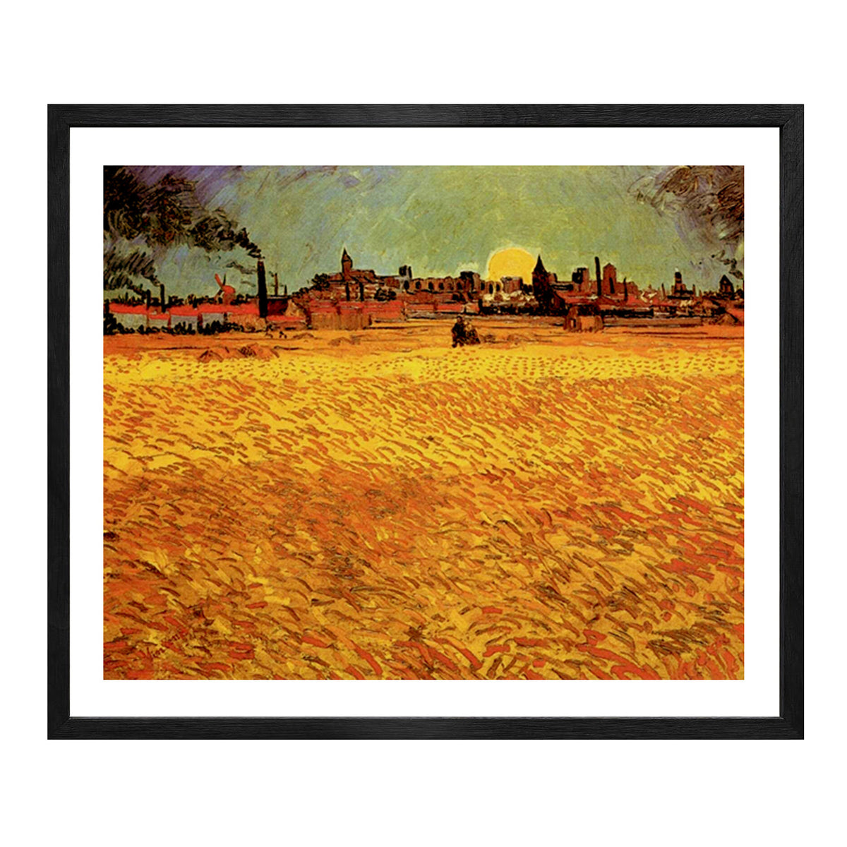 Van Gogh Art Lane In Garden