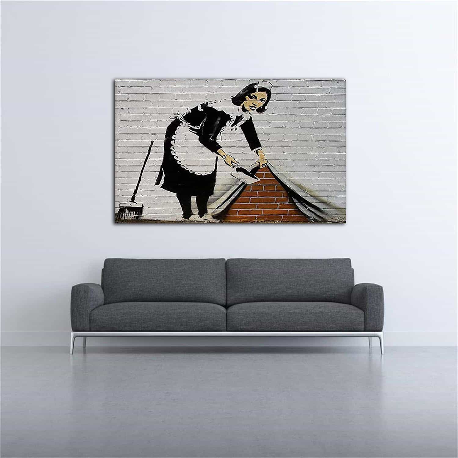 Sweep It Under Carpet Canvas Art