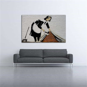 Sweep It Under Carpet Canvas Art
