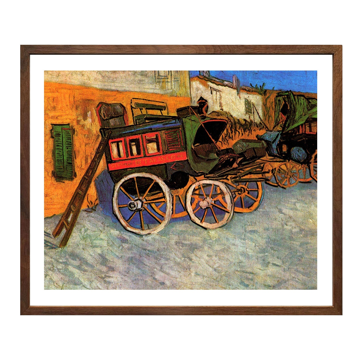 Vincent Van Gogh Tarascon Diligence Wall Art Van Gogh Poster