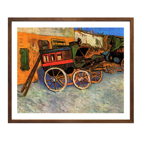 Vincent Van Gogh Tarascon Diligence Wall Art Van Gogh Poster