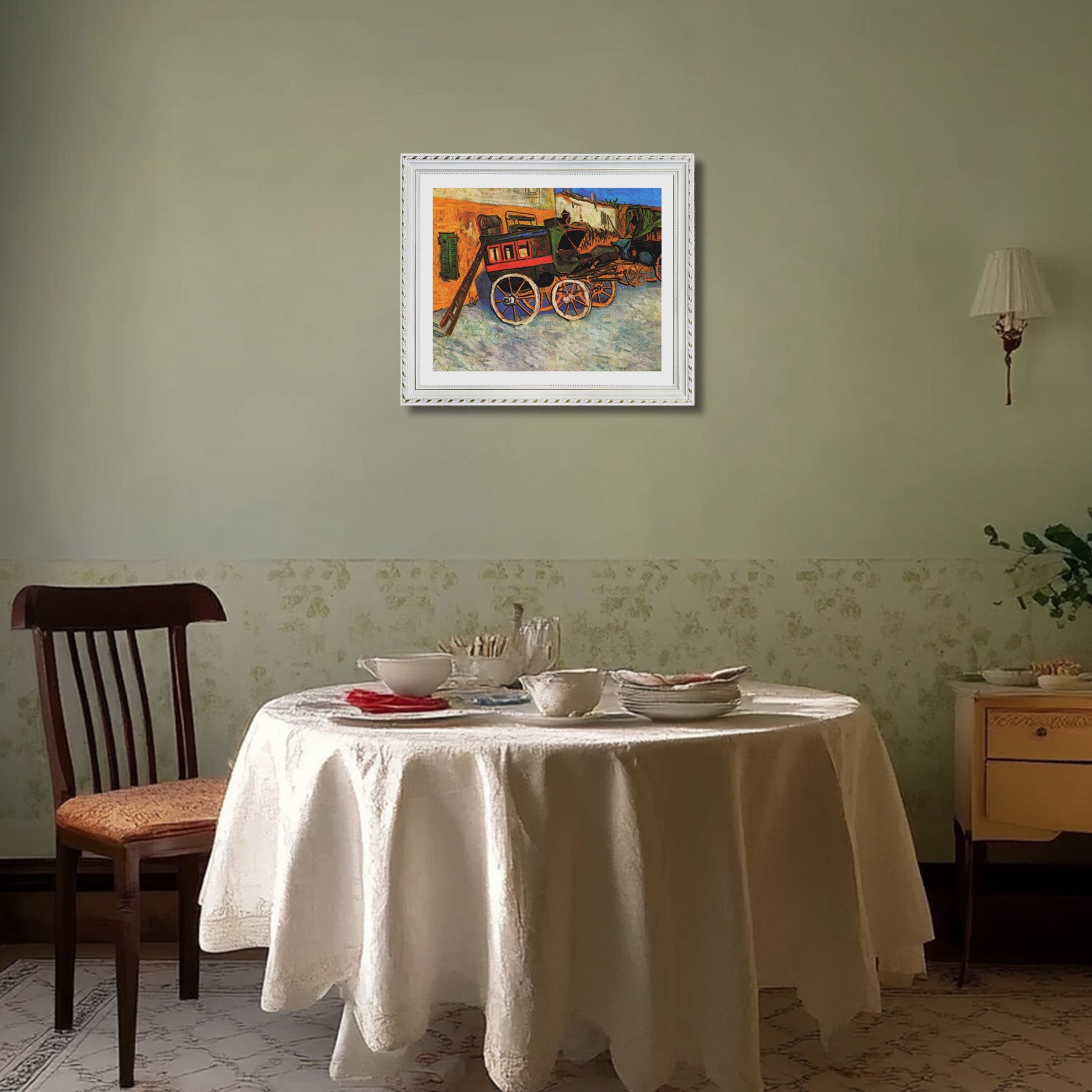 Vincent Van Gogh Tarascon Diligence Wall Art Van Gogh Poster